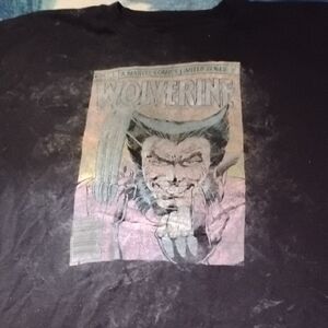 Marvel Wolverine Black Graphic Tee